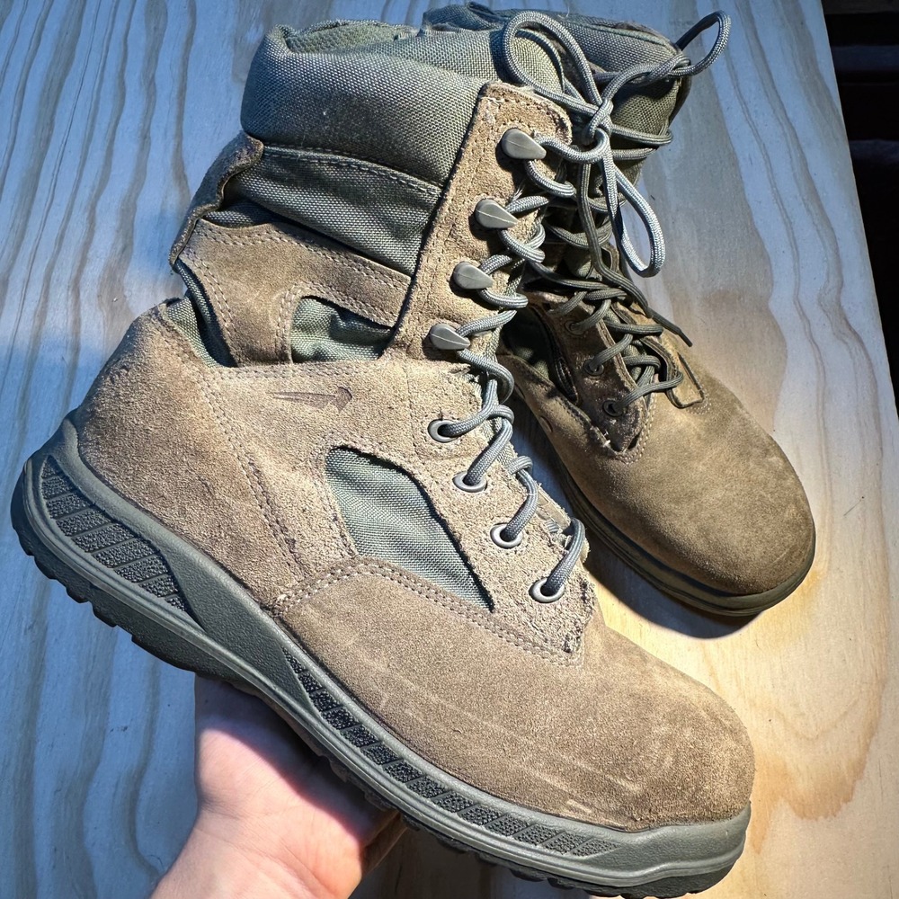 Belleville 610ZST Mens 10.5 R Sage Green Tactical Side-Zip Composite Toe Boots